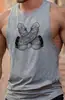 Directo de Fábrica Transfronterizo Nuevo Chaleco sin Mangas para Hombre Casual Holgado Talla Grande Estampado Digital 3D