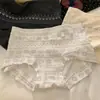 "Presentes de Fair Isle" 10A Algodão Puro Antibacteriano com Gancho Estendido Estilo Menina Calcinhas Femininas com Forro Estampado de Algodão Puro