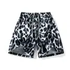 Shorts de Playa Shorts con Estampado de Leopardo Dopamina para Hombre Verano 2026 Nueva Marca Americana de Moda Diseño de Nicho Shorts de Cinco Puntos