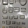 Broche/alfiler de perla, redondo, geométrico, en forma de U, cuadrado, alfiler de una fila, joyería DIY, ramillete, prendedor de solapa, hengshunf