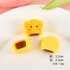 Comida de Brinquedo para Brincar Sanduíche Urso Pão Acessórios de Resina Cola de Creme Capa de Celular DIY Agulha de Cabelo Furo Fivela de Sapato