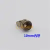 Anel de balde anel fechado anel gancho de alta carga 10mm dentes internos ouro cobre antigo acessórios de iluminação DIY atacado