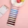[Paquete de 10] Pasador para Flequillo Color Caramelo de 8 cm Estilo Coreano Pinza de Pato Lacada para Maquillaje de Mujer Pinza Lateral para Lavar
