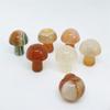 Pedra Natural Transfronteiriça 2cm Ornamentos de Cogumelo Mini Cogumelo Pequeno Ágata Artesanato Micro Paisagem Decorações de Cristal