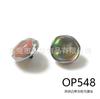 F136 Titanio Borde Ondulado Gelatina Aobao Clavo de Oreja Uña de Labio Aurora Aleación de Titanio G23 Joyería para Perforación Corporal Clavo de Hueso de Oreja