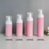 Botella de Mousse Rosa 100ml120ml150ml Limpiador Facial Desinfectante de Manos Botella Espumosa Botellas Portátiles PET