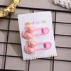 Nuevo Clip de Flequillo de Dibujos Animados Lindo con Lazo Lateral para Niños Pasador para el Cabello Accesorio para el Cabello de Niña Pato