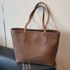 Bolso Tote Retro Nicho para Mujer 2025 Otoño e Invierno Nuevo Textura Gran Capacidad Simple Bolso de Hombro Clase Bolso para Ir al Trabajo