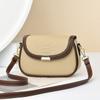 Bolsa Quadrada Pequena para Mulheres 2024 Nova Aba Antifurto Bolsa Pequena Estilo K Bolsa Transversal Em Relevo Bolsa de Compras para Mães de Meia Idade