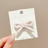 Lindo Pinza para el Pelo Lateral de la Frente Pequeña Estilo Chanel Estampado de Leopardo Pinza de Pelo de Felpa Pinza para Flequillo Oso Pequeño Retro Pinza BB Accesorios para el Cabello