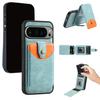 Funda Adecuada para Teléfono Google Pixel 9Pro XL, Redmi Note13 Textura de Cuero Soporte Magnético para Tarjetas Funda Anti-Caídas con Ranura para Tarjeta