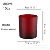 Nuevo frasco de vidrio para velas de 300 ml, galvanizado, chapado iónico, de colores, botella de vidrio spot, taza para velas de aromaterapia