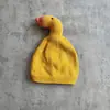 Touca de Bebê Outono Inverno Touca de Pelúcia Quente Espessada Para Recém-Nascidos Touca com Proteção para Orelhas Meninos Meninas Touca de Cobertura para a Cabeça à Prova de Vento