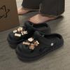 Zapatos de agujero para mujer 2023 nuevo verano exterior caricatura linda chica enfermera suela suave antideslizante desodorantes sandalias