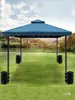 Carpa publicitaria para exteriores con bolsas de agua de lastre, base rellena de agua, cubos de agua pesados, fijación de carpa, contrapeso a prueba de viento y antivuelco, bolsas de arena