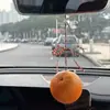 Tomate Pendente para Carro Interior de Carro Espelho Retrovisor Pingente Pingente Criativo para Alívio de Estresse Tomate Pingente para Mochila de Volta às Aulas