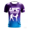 Camiseta Deportiva 2026, UFC, Boxeo y Lucha Libre Impresión 3D, Cuello Redondo, Casual, Transpirable, Secado Rápido