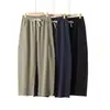 Otoño/Invierno 2026 Nuevo Algodón Pesado 320g Estructurado Patchwork Superficie Lisa Pantalones de Chándal Unisex Pantalones Deportivos Estudiante