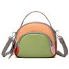 Bolso de Mujer de Cuero Genuino Transfronterizo 2024 Nueva Moda Sentido de Alta Gama Bolso de Mano Cuero Vacuno Capa Superior Gran Capacidad Hombro Cruzado