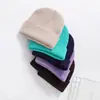 Gorro de Lana Tejido de Invierno para Niños Transfronterizo, Color Sólido, Protector de Orejas, Cálido, para Exteriores, Suave y Acogedor Gorro para Niños y Niñas