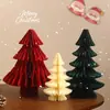 Decoraciones Navideñas Adornos para Árbol de Navidad Arreglo de Mesa 2026 Nuevas Decoraciones de Origami Navideño Accesorios de Escena para Fotografía