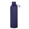 Copo Térmico Pequeno Estilo Americano Aço Inoxidável 304 Pintura Emborrachada Garrafa de Água Esportiva 500ml Copo de Água Fria para Exterior com Alça