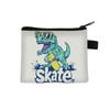 Porta-moedas de Dinossauro Mais Vendido Transfronteiriço, Bolsa Mini Fofa para Crianças, Bolsa de Armazenamento Portátil para Estudantes, Porta-chaves, Porta-cartões