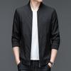 Entrega de peça única Manzhichi [roupas de outono] jaqueta jaqueta da moda trendy para homens de meia-idade NJ-2249