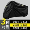 Capa de Chuva para Moto Transfronteiriça, Capa de Chuva para Veículo Elétrico, Protetor Solar 210D para Moto Elétrica Outdoor, Capa de Proteção Solar 190t