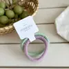 Paquete de 2 Nuevas Gomas para el Cabello de Felpa Brillantes y Coloridas de Otoño e Invierno para Niñas, Suaves Gomas para el Cabello