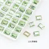 Pedras de Strass Cristal de Gelo Dongzhou, Retangular, de Ângulo Reto, com Fundo Pontiagudo, Pedras de Strass de Vidro, Decorações de Unhas Estilo Chinês Imitação, Acessórios para Nail Art