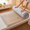 Colchoneta de seda helada individual para dormitorio estudiantil, funda de colchón, cojín suave, colchoneta de tatami y colcha para uso tanto en verano como en invierno