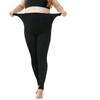 Mallas de piel para mujer, tallas grandes, color carne, gruesas, de una pieza, con cintura alta y para pisar.
