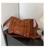 Bolso de Plumas Transfronterizo para Mujer de Gran Capacidad 2025 Nuevo Casual de Hombro Cruzado Versátil Simple Tote para Viajero