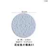 Molde de Resina de Cristal DIY Amapola Adornos Soporte de Exhibición Posavasos Mandala Molde de Silicona Venta al por Mayor en Europa