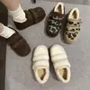Zapatos Retro de Felpa Birkenstock para Mujer en Otoño e Invierno Gamuza Velcro Forro de Lana Planos Cálidos Antideslizantes Suela Suave Cómodos Zapatos de Algodón