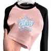 Ropa interior térmica de felpa cepillada para niñas, estilo nuevo Otoño Invierno, para niños medianos y grandes, camiseta de manga larga raglán cálida y elegante