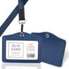 Portatarjetas de Cuero Genuino, Portadocumentos, Credencial de Trabajo, Credencial de Fábrica Personalizada, Credencial de Trabajo, Lanyard, Credencial de Empleado, Credencial de Trabajo