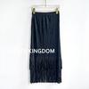 Nova Série Plissada Japonesa e Coreana Saia Elegante com Franjas Estilo Urbano Efeito Emagrecedor Moda Feminina que Reduz a Idade