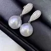 Pendientes Dulces Imitación Perla Exquisitos de Boda Cao Shi para Mujer, Joyería de Moda y Elegante, Estilo de Nicho Popular en Douyin