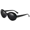 China tiene hip hop Bridget gafas de sol blancas GD mismas gafas de sol ovaladas de moda 9750 suministro