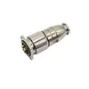 Conector de Señal M23 de 6 Pines y 8 Núcleos 121719 Agujero Enchufe Codo Macho y Hembra Enchufe de Aviación para Codificador M623