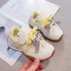 Sapatos infantis para meninas 2026 novo modelo de outono tênis princesa para meninas, respirável sola macia estilo popular