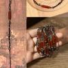 Luo Shen Fu Tu Serie de pinturas famosas estilo nacional Pulsera de cuentas rojas chinas nuevas diseño de nicho pulsera avanzada estilo antiguo