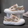 Zapatos de Lona para Niños Verano Nueva Tendencia de Moda Zapatos Escolares para Niños Zapatos Bajos sin Cordones para Niñas Zapatos para Niños