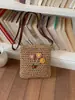 Bolso Tejido Retro para Mujer 2025 Nuevo Popular para Vacaciones en la Playa Bolso de Hombro Único Bolso Tote de Gran Capacidad Bolso Tejido de Paja