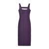 Verano 2025 Nueva Llegada Estilo Francés Retro Cuello Cuadrado Falda Tejida Vestido Falda Vic Mujer Ajustado Ropa Exterior Falda Corta