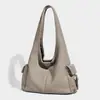 Bolso Grande de Piel Suave Casual 2026 Nueva Moda Versátil Elegante Bolso de Hombro Bolso Tote Bolso Retro de Moda