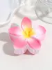 Novo Presilha de Flor Doce Gradiente de Moda da Amazon Estilo de Feriado Simples Garra de Cabelo Flor de Lírio Presilha de Tubarão na Parte de Trás da Cabeça