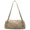 Bolso Boston retro minimalista de moda para mujer, nuevo modelo invierno 2025, bolso de hombro de color sólido de lujo ligero de alta gama